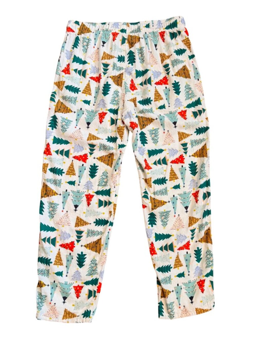Old Navy Christmas Tree Pajama Pants Festive Holiday Lounge Wear Size L 100% Cot - Picture 5 of 8